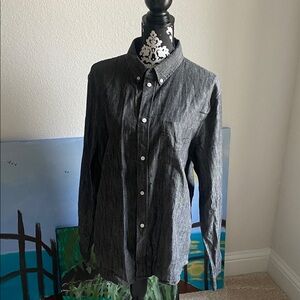 Everlane Charcoal Button-Down Shirt